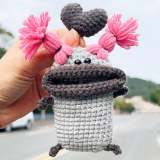 Cute Big Mouth Key Chain Case