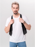 Suit Lined Leather Vest