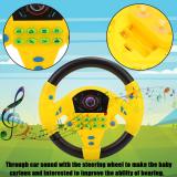 Portable Simulated Driving Steering Wheel Copilot Toy
