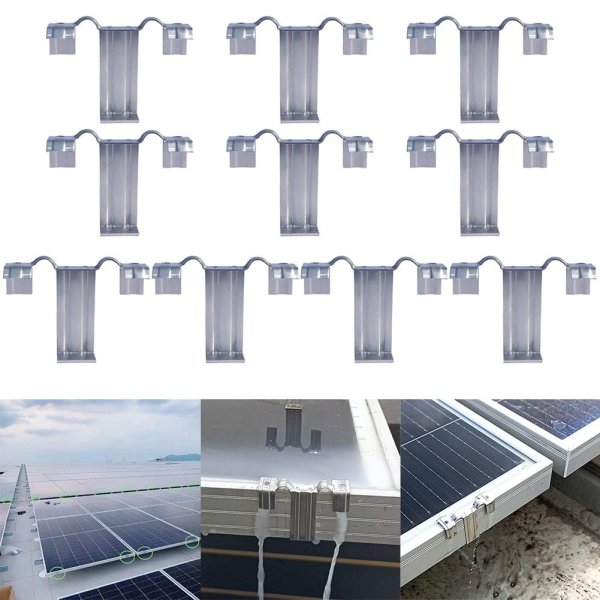 5PCS/SET 30/35/40mm Solar Panel Water Drainage Clips