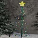 SOLAR METAL LED CHRISTMAS TREE DECORATION STRING LIGHTS