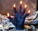 Creepy Bleeding Hand Candle
