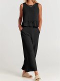 (Almost Sold Out) 2023 New SaleWOMEN'S SUMMER 2 PIECES OUTFITS - LOUNGE SET WITH POCKETS(Buy 2 Free Shipping)