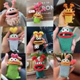 Cute Big Mouth Key Chain Case