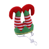 Christmas Hat Pet Funny Striped Clown Hat