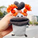 Cute Big Mouth Key Chain Case