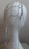 Veil Made of Crystal and Pearl Beads