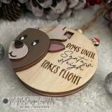 Countdown to Christmas Sliding Ornament