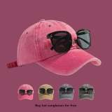 Cap With Free Sunglasses Gift - Buy Hat Sunglasses For Free
