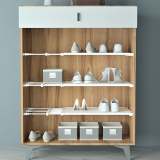 Expandable Closet Tension Shelf Storage Rack
