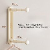 Clothes Hanger Storage Rack