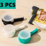 Food bag clipswith Pour Spouts