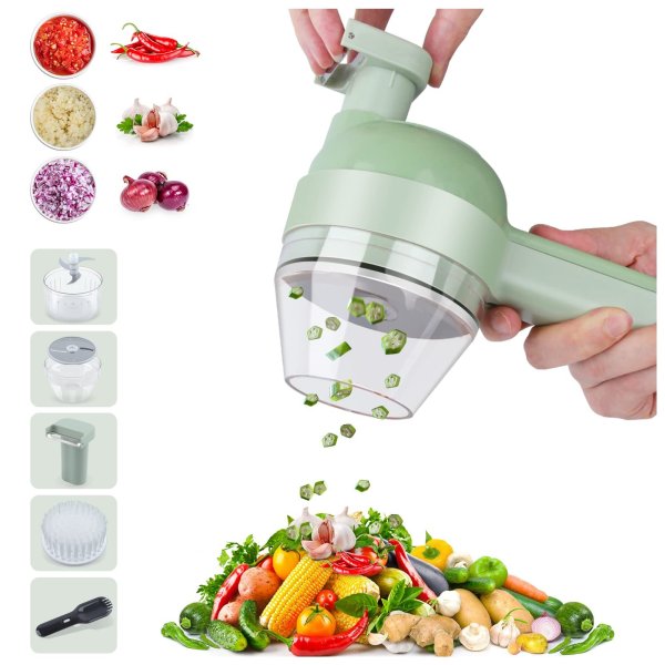 Electric Vegetable Slicer Set