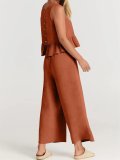 (Almost Sold Out) 2023 New SaleWOMEN'S SUMMER 2 PIECES OUTFITS - LOUNGE SET WITH POCKETS(Buy 2 Free Shipping)