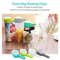 Food bag clipswith Pour Spouts