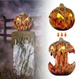 Halloween Scary Pumpkin With Lights  Early Halloween Flash Sale
