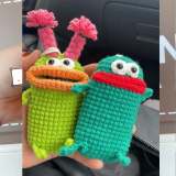 Cute Big Mouth Key Chain Case
