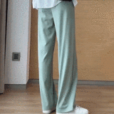 Buy 2 & free shippingHigh Waist Plain Wide Leg Slacks