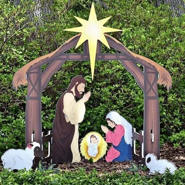 Last Day 70% OFF - Nativity Scene, Christmas Nativity Set