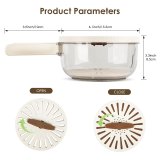 3 in 1 Kitchen Colanders Bowl