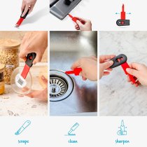 2-In-1 Self-Sharpening Cleaning Scraper