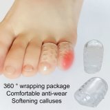 Cushioning Decompression Toe Protector High Elastic Breathable Holes Clear Silicone Shockproof Toe Covers