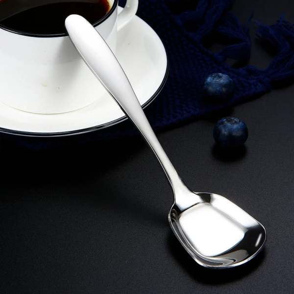 (Last Day Promotion- SAVE 48% OFF)Square Head Stainless Steel Spoons