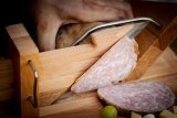 Chorizo Guillotine Slicer