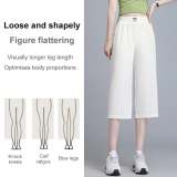 Buy 2 & free shippingHigh Waist Plain Wide Leg Slacks
