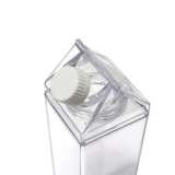 Portable transparent juice box