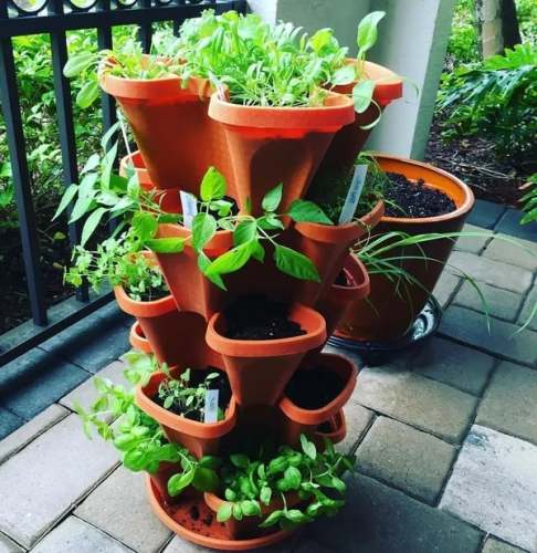 Plant Festival Special -Stand Stacking Planters Strawberry Planting Pots