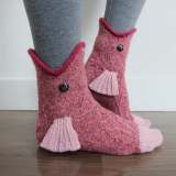 Early Christmas Sale - Knitted Crocodile Socks