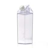 Portable transparent juice box