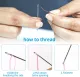 Self Threading Needles