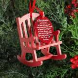 Christmas in Heaven Rocking Chair Ornament