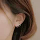 Minimal Spiral Hoop Twist Earrings