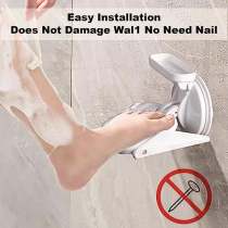 Shower Foot Rest With Shelf