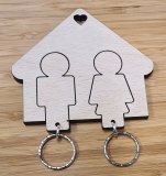 Family Personalized Key Holder
