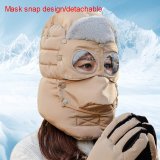 Warm Winter Hat With Earmuffs Face Mask Goggles