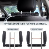 U Shaped Car Seat Adjustable Head Neck Support