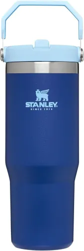 STANLEY IceFlow Stainless Steel Tumbler with Straw, Vacuum Insulated Water Bottle for Home, Office or Car, Reusable Cup with Straw Leak Resistant Flip