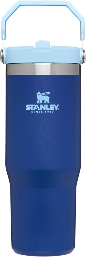 STANLEY IceFlow Stainless Steel Tumbler with Straw, Vacuum Insulated Water Bottle for Home, Office or Car, Reusable Cup with Straw Leak Resistant Flip