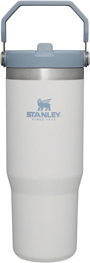 STANLEY IceFlow Stainless Steel Tumbler with Straw, Vacuum Insulated Water Bottle for Home, Office or Car, Reusable Cup with Straw Leak Resistant Flip
