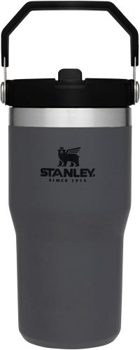 STANLEY IceFlow Stainless Steel Tumbler with Straw, Vacuum Insulated Water Bottle for Home, Office or Car, Reusable Cup with Straw Leak Resistant Flip