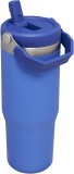 STANLEY IceFlow Stainless Steel Tumbler with Straw, Vacuum Insulated Water Bottle for Home, Office or Car, Reusable Cup with Straw Leak Resistant Flip
