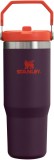 STANLEY IceFlow Stainless Steel Tumbler with Straw, Vacuum Insulated Water Bottle for Home, Office or Car, Reusable Cup with Straw Leak Resistant Flip