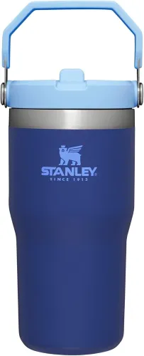STANLEY IceFlow Stainless Steel Tumbler with Straw, Vacuum Insulated Water Bottle for Home, Office or Car, Reusable Cup with Straw Leak Resistant Flip