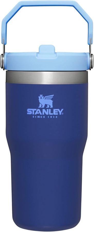 STANLEY IceFlow Stainless Steel Tumbler with Straw, Vacuum Insulated Water Bottle for Home, Office or Car, Reusable Cup with Straw Leak Resistant Flip