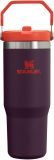 STANLEY IceFlow Stainless Steel Tumbler with Straw, Vacuum Insulated Water Bottle for Home, Office or Car, Reusable Cup with Straw Leak Resistant Flip