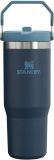 STANLEY IceFlow Stainless Steel Tumbler with Straw, Vacuum Insulated Water Bottle for Home, Office or Car, Reusable Cup with Straw Leak Resistant Flip